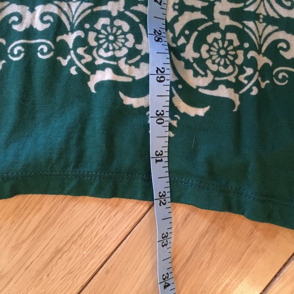 Bohemian Kalamkari Teal Bamboo Coastal Dress - Picture 8 of 14